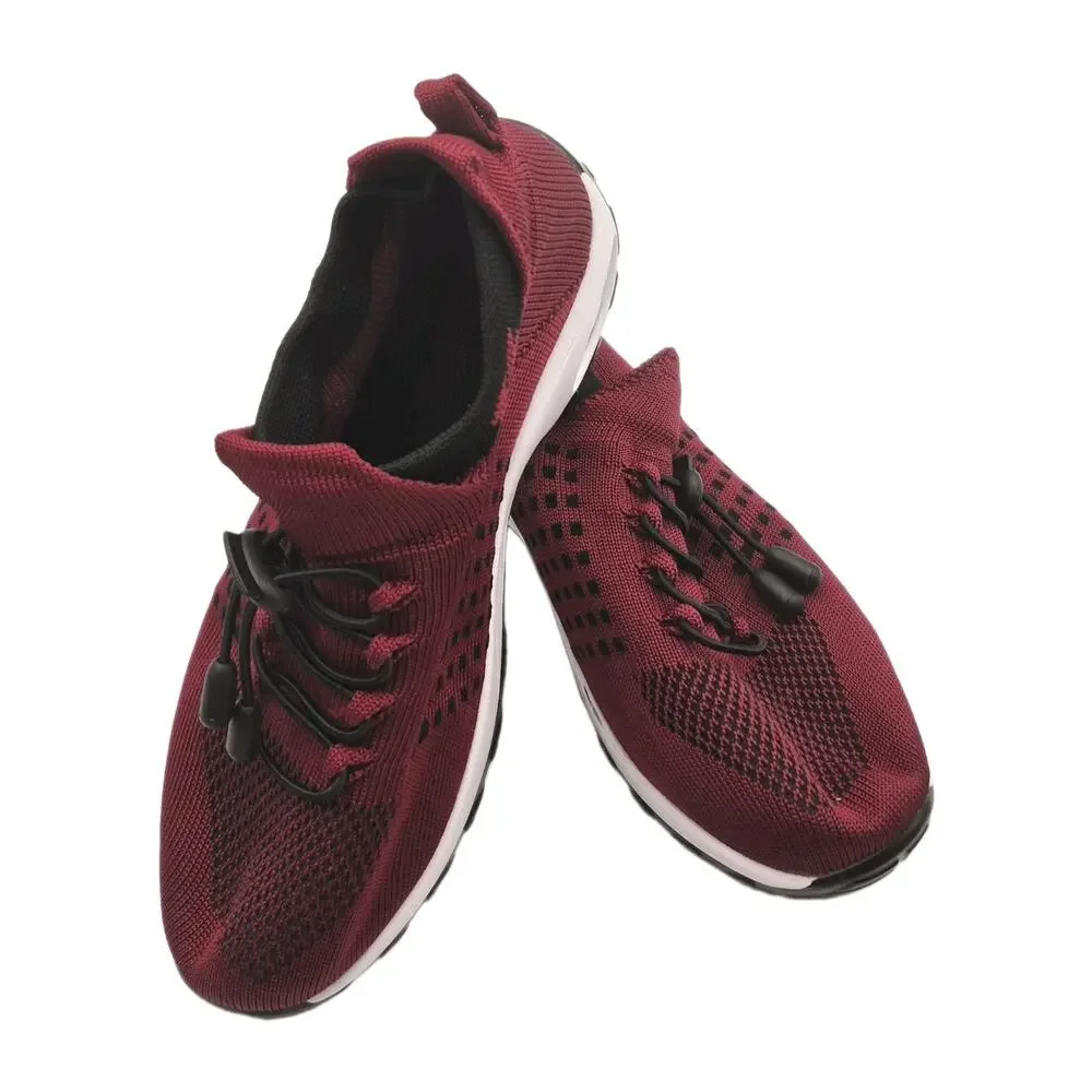 Maroon Slip-On Comfort Sneakers Women 6.5/37 NEVER WORN